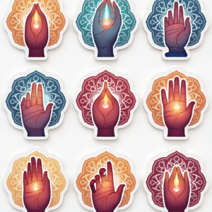 Yoga Symbols - Sticker Sheet v23